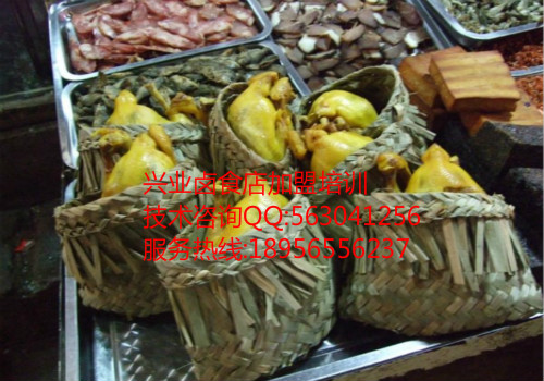 卤菜店养生香草鸡加盟草袋鸡